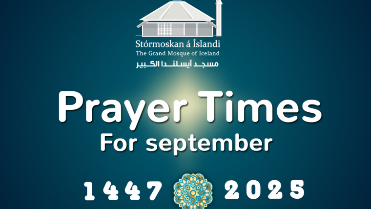 Prayer Times For september 2025