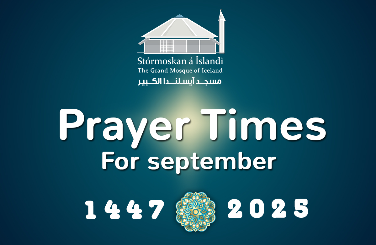 Prayer Times For september 2025
