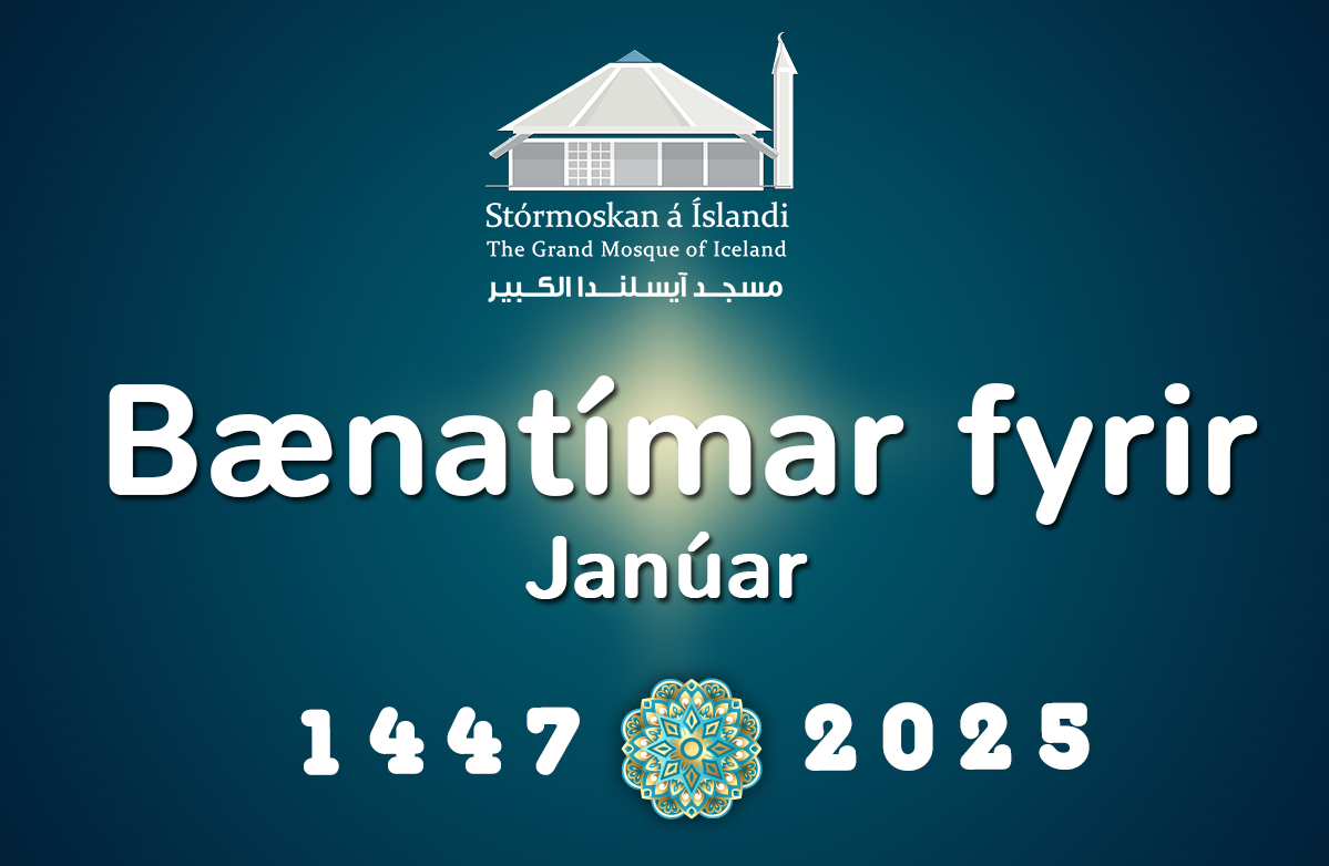 Bænatímar fyrir Janúar 2025