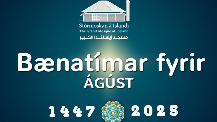 Bænatímar fyrir ÁGÚST 2025