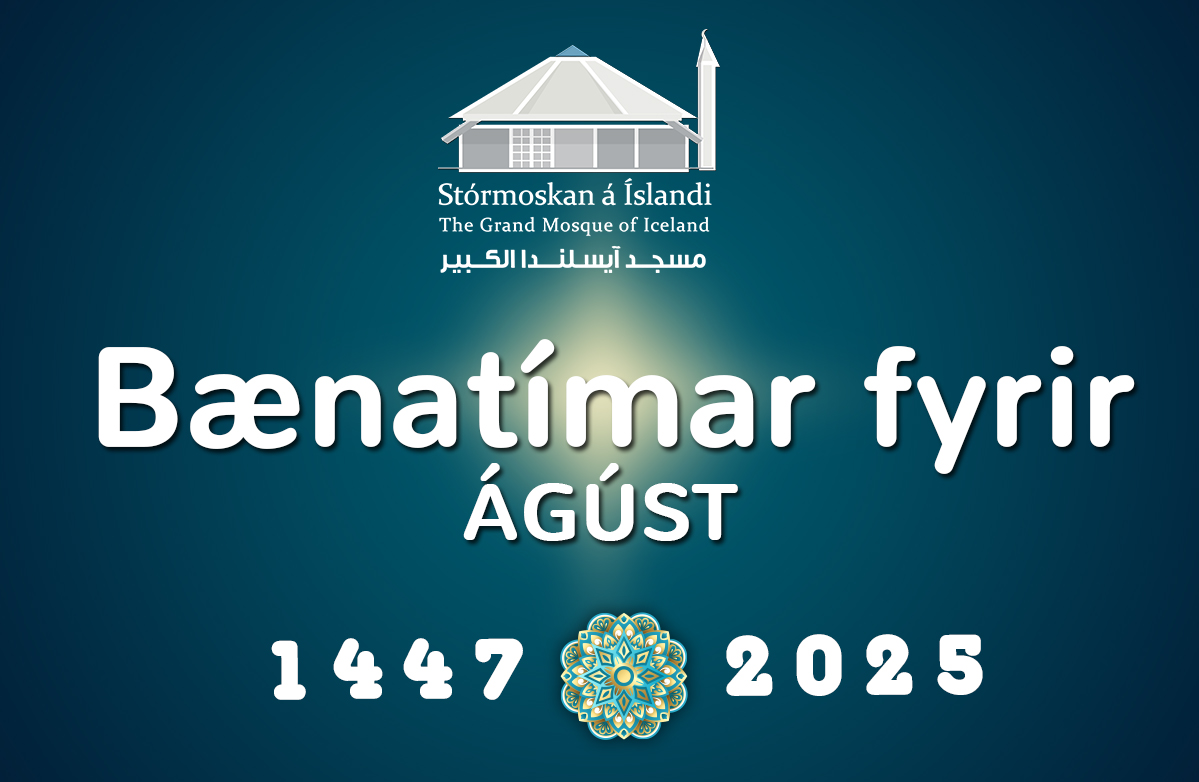 Bænatímar fyrir ÁGÚST 2025