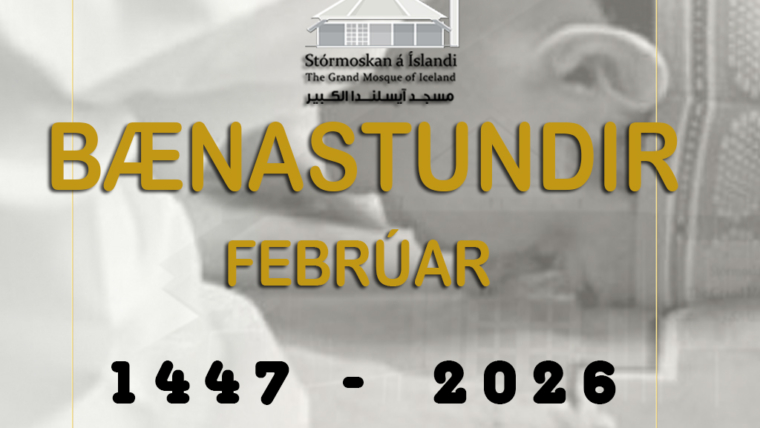 Bænatímar fyrir Febrúar 2026