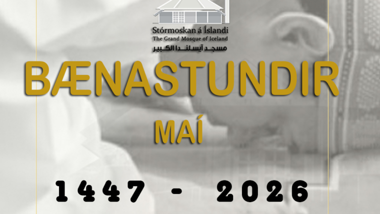Bænatímar fyrir Maí 2026